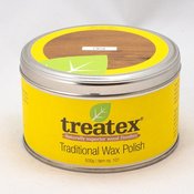 Treatex Traditional Wax Polish 500g - Clear 101 or Dark brown 102